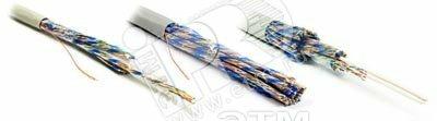 Фото №2 Витая пара UTP U/UTP категория 3 25 пар 26 AWG одножильный PVC (500м) (36545)