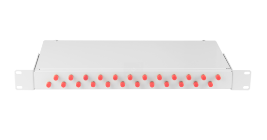 Фото №2 Оптический кросс 19 дюймов 1U 24 порта FC/UPC, SM 9/125 OS2, серый (NMF-RP24FCUS2-WS-ES-1U-GY)