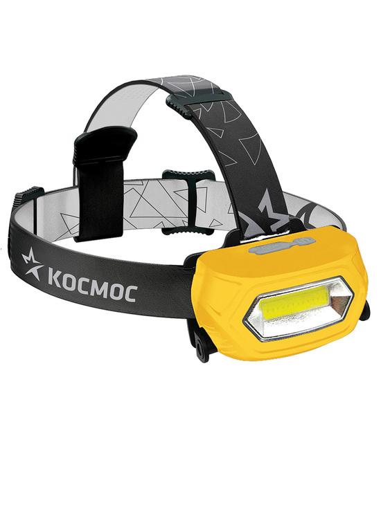 Фото №2 Фонарь налобный аккумуляторный KOC-LiPoH3WCOB, 3W COB LED, аккум. 3,7V 800mAh, 210Lm, 14 часов, Космос (KOC-LiPoH3WCOB)