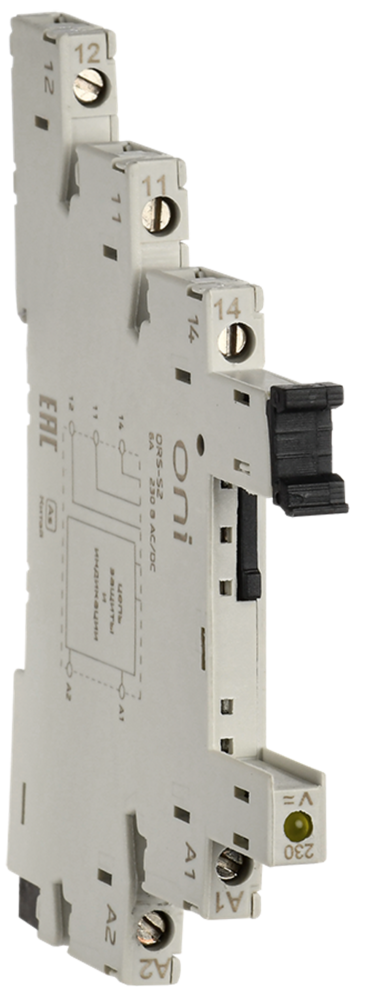 Фото №2 Колодка для реле OSR-2 ONI (ORS-S-2)
