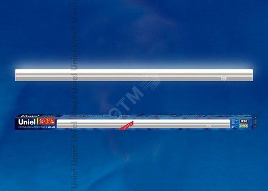 Фото №2 ULI-L02-5W-4200K-SL Линейный светильник LED (аналог Т5), 400Lm, 4200К, выключатель на корпусе. Цвет корпуса — серебристый (ULIL025W4200KSL)