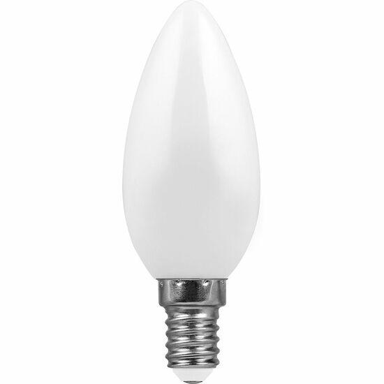 Фото №3 Лампа светодиодная LED 7вт Е14 теплый матовая свеча FILAMENT (LB-66)