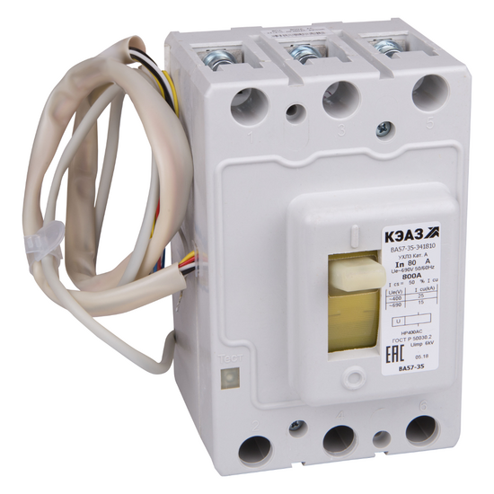 Фото №2 Выключатель автоматический ВА57-35-342510-100А-1250-690AC-РНН400AC-УХЛ3 (109039)