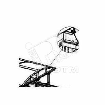 Фото №2 Кронштейн PERCo-RF01 0-09 для стыковки турникета  PERCo-RTD-15 с крышей PERCo-RTC-15, калиткой      PERCo-WHD-15 или секцией ограждения PERCo-MB-15 (PERCo-RF01 0-09)