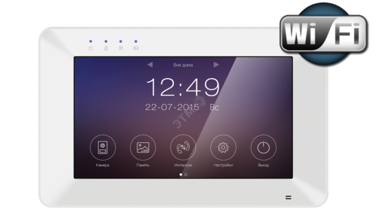 Фото №2 Монитор цветн видеодомофона подключение Встроенная память на 100 фото (Rocky Wi-Fi)