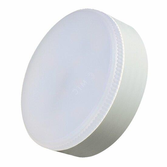 Фото №2 Лампа светодиодная LED 15Вт GX53 теплый белый матовая (2855435)