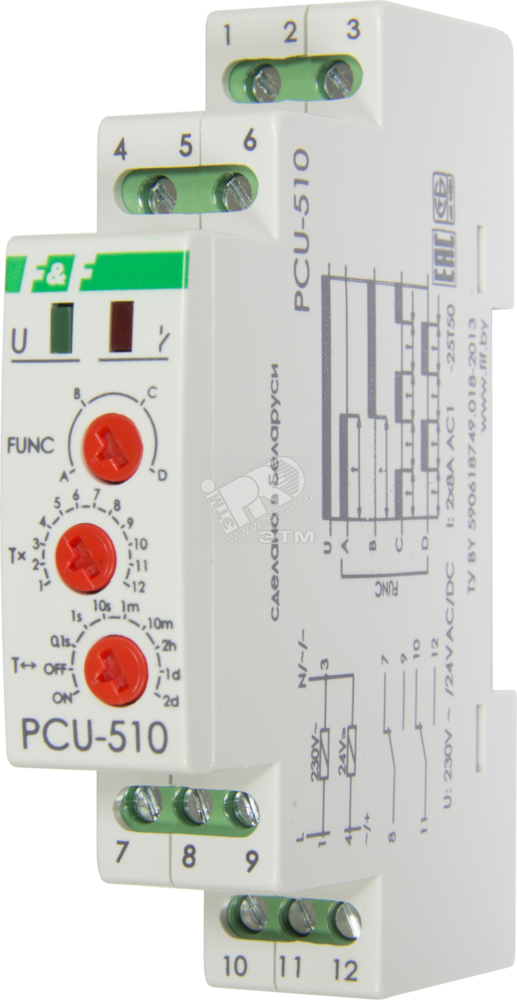 Фото №2 Реле времени PCU-510 (EA02.001.009)