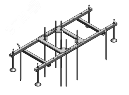 Фото №2 Шаблон для заливки фундамента горячеоцинкованый (BTR1000HDZ)