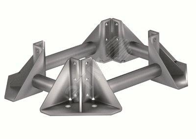 Фото №2 Основание опорной конструкции (кабельной эстакады) BTL-20 горячеоцинкованное (BTG2001HDZ)