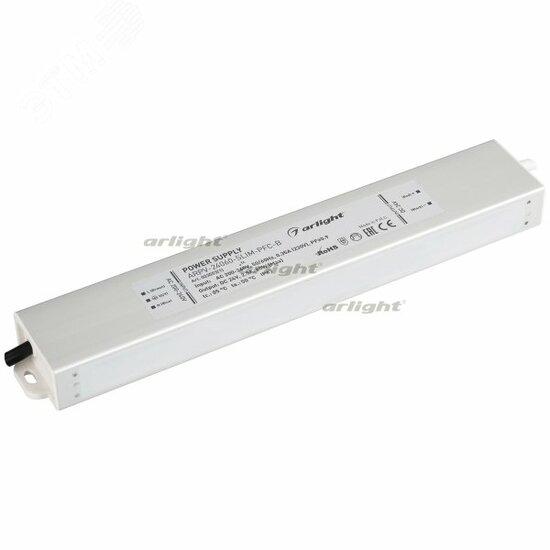 Фото №2 Блок питания ARPV-24060-SLIM-PFC-B (24V, 2.5A, 60W) (ARL, IP67 Металл, 3 года) (023553(1))