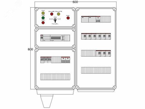 Фото №2 Щит управления электрообогревом DEVIBOX HR 9x4400 D850 (в комплекте с терморегулятором) (DBR031)