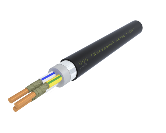Фото №2 Кабель силовой ВВГЭанг(А)-FRLS 3х10.0 ок(N.PE)-1 Ч. бар