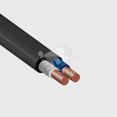 Фото №2 Кабель силовой ВВГнг(А)-LS 2х1.5 (N)-0.660 ТУ однопроволочный