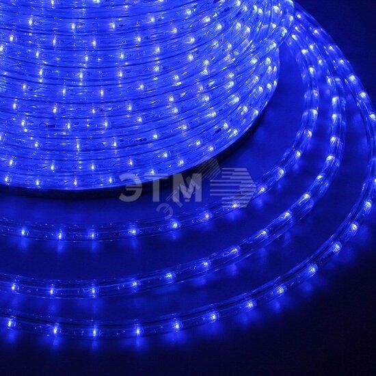 Фото №2 Дюралайт профессиональная LED, свечение с динамикой (3W) - синий, 24 LED/м, бухта 100м (121-323-4)