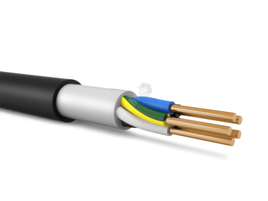 Фото №2 Кабель силовой ВВГнг(А)-LSLTx 5х1.5(N. PE) -1 однопроволочный