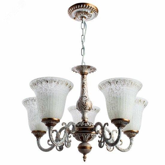 Фото №2 Люстра Arte Lamp DELIZIA A1032LM-5WG (A1032LM-5WG)