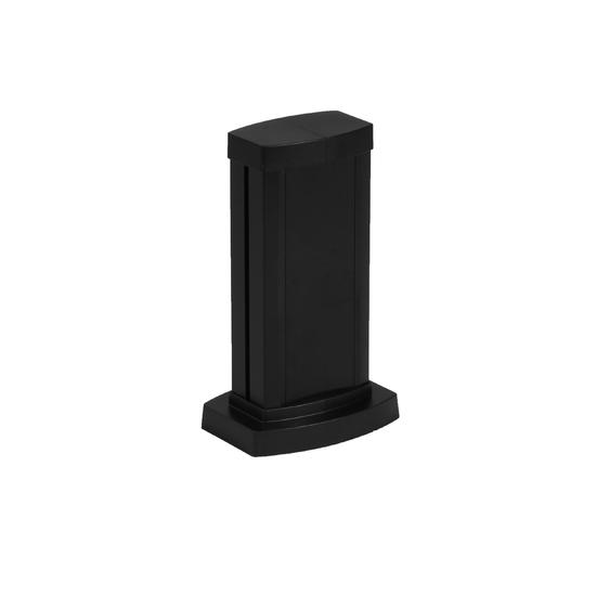 Фото №2 Универсальная мини-колонна алюминиевая с крышкой из алюминия 1 секция, высота 0,3 метра, цвет черный (653102)