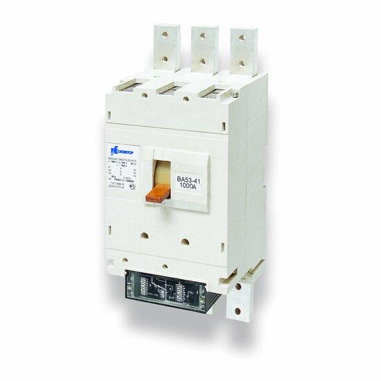 Фото №2 Выключатель автоматический двухполюсный ВА53 на постоянный ток полупроводниковый расцепитель тока МРТ8 ручной дистанционный привод выдвижной (1040961)