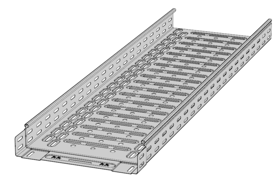 Фото №2 Лоток кабельный перфорированный 3 м CT-E-35-400 HST (1469511)