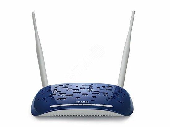 Фото №2 N300 Wi-Fi роутер с ADSL2+ модемом, Annex A (TL-TD-W8960N)