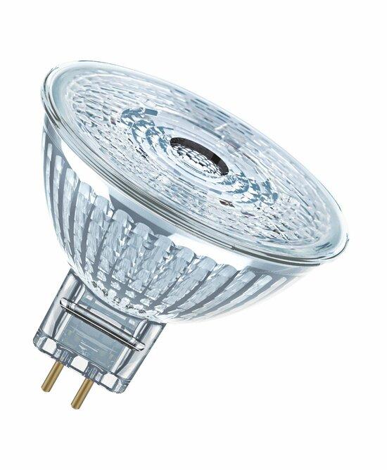 Фото №2 Лампа светодиодная LED 4,6W GU5.3 12В (замена 35Вт),36°,теплый белый свет PARATHOM MR16 Osram (4052899957770)