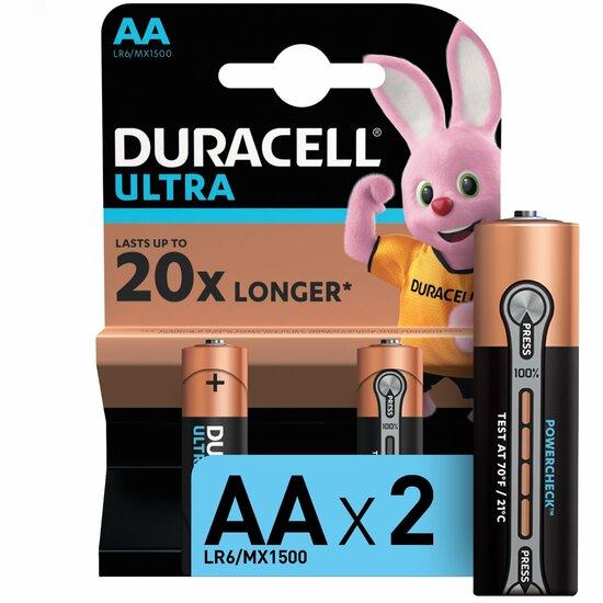 Фото №2 Элемент питания Duracell LR6-2BL Ultra Power (2/40/16720) (Б0038759)