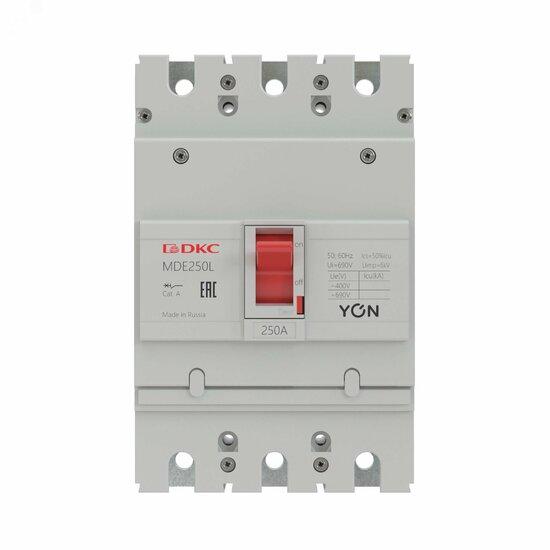 Фото №3 Выключатель автоматический в литом корпусе YON MDE250L125 (MDE250L125)