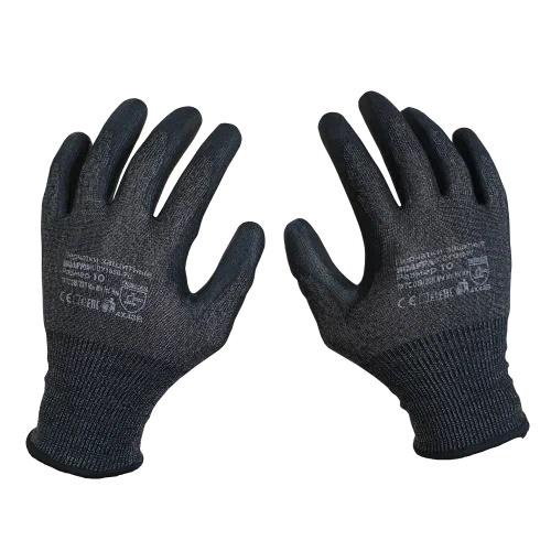 Фото №2 Перчатки для защиты от порезов и механических воздействий SCAFFA DY1850-PU размер 11 (DY1850-PU-11)