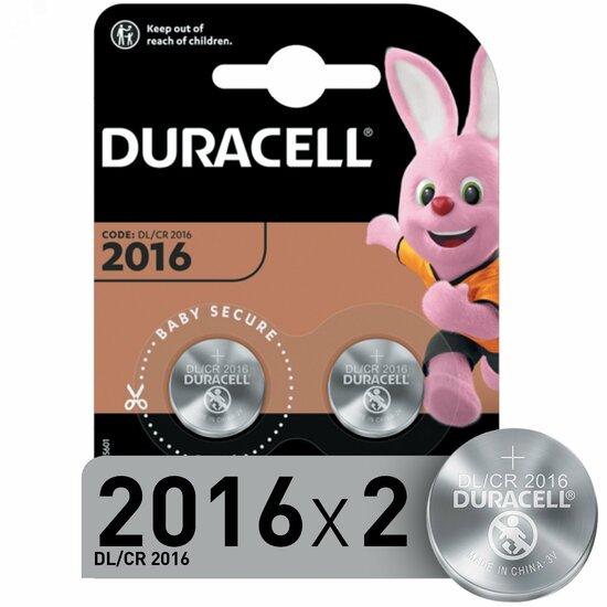 Фото №2 Элемент питания Duracell CR2016-2BL (20/200/29400) (Б0037271)