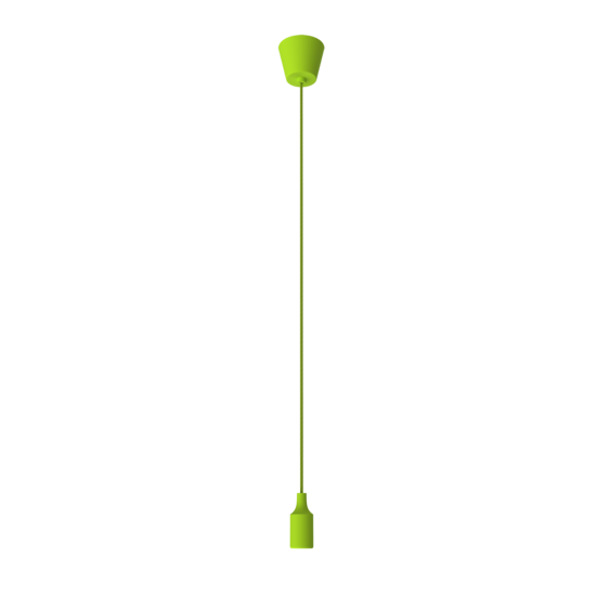 Фото №2 Светильник подвесной декоративный PL015 с проводом 1м E27 Модерн зеленый Gauss (PL015)