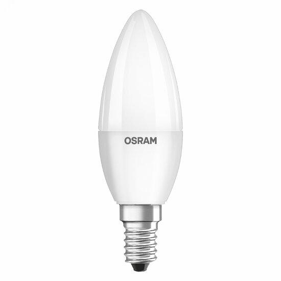 Фото №2 Лампа светодиодная LED Antibacterial Свеча 5,5Вт (замена 50 Вт), 470Лм, 6500 К, цоколь E14 OSRAM (4058075561397)