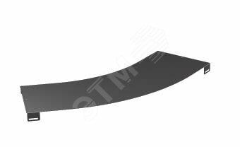 Фото №2 Крышка на угол горизонтальный 45 градусов основание 400 R=600мм горячеоцинкованная (LK0460HDZ)