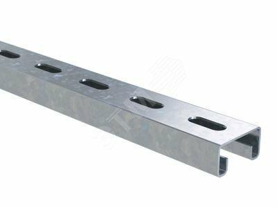 Фото №2 С-образный профиль 41х21, L1300, толщ.2,0 мм, горячеоцинкованный (BPV2113HDZ)