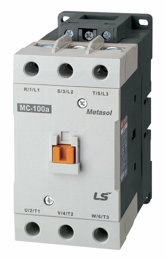 Фото №2 Контактор Metasol MC-100a AC220V 50Hz 2a2b, Screw (1342014700)