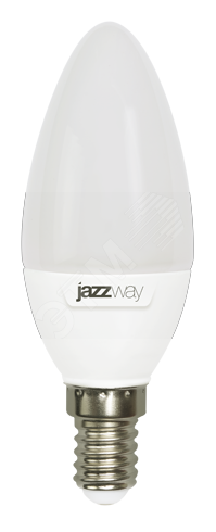 Фото №2 Лампа светодиодная LED 11Вт 230Вт E14 холодный матовый свеча Jazzway (5019218)