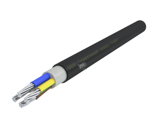Фото №2 Кабель силовой АППГнг(А)-HF 4х35мк (N)-0.66 многопроволочный черный (барабан)