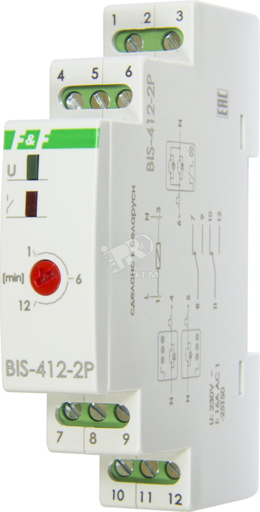 Фото №2 Реле импульсное BIS-412-2Р (EA01.005.013)