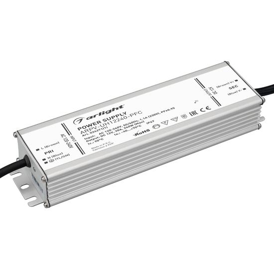 Фото №2 Блок питания ARPV-UH12240-PFC (12V, 20.0A, 240W) (Arlight, IP67 Металл, 7 лет) (024271(1))