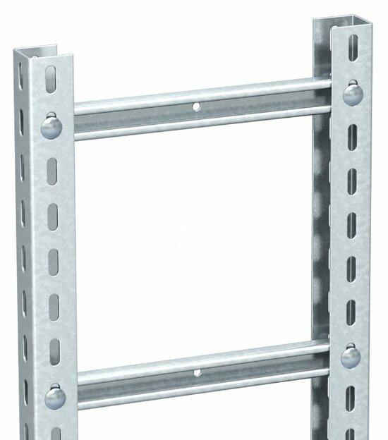 Фото №2 Вертикальный кабельный лоток лестничного типа 600x3000мм горячий цинк (SLM50C40F 60 FT)