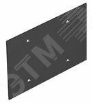 Фото №2 Крышка глухая для напольного бокса Telitank 142x88 мм (ПВХ,черный) (T12L P02S 9011)