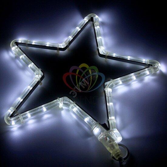 Фото №2 Фигура профессиональная световая Звездочка LED белый 30х28см (501-211-1)
