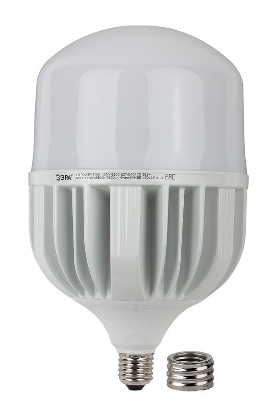 Фото №4 Лампа светодиодная LED POWER T160-120W-6500-E27/E40 E27/E40 120Вт колокол холодная дневного цвета ЭРА (Б0051794)