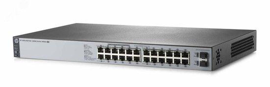 Фото №2 Коммутатор HPE 1820-24G-PoE+, 12x10/100/1000,     12x10/100/1000 PoE+ (185W) J9983A