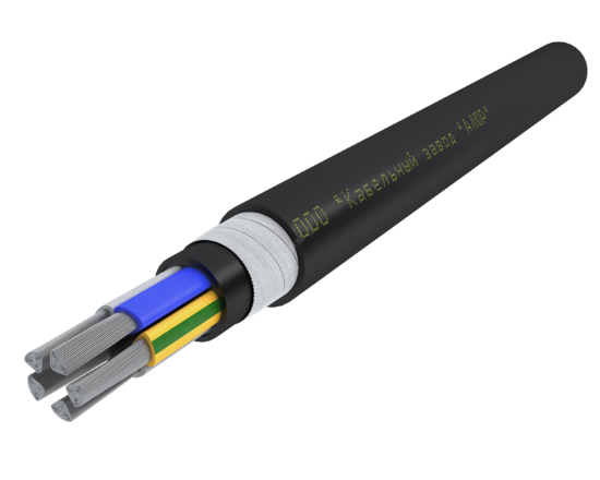 Фото №2 Кабель силовой АВБШвнг(А)-LS 5х185.0 мс(N.РЕ)-1 Ч. бар (ВНИИКП)