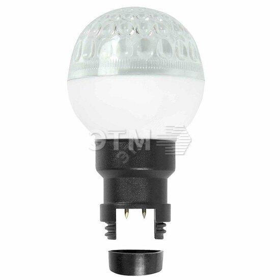 Фото №2 Лампа профессиональная LED строб вместе с патроном для белт-лайта 50мм белая (405-155)