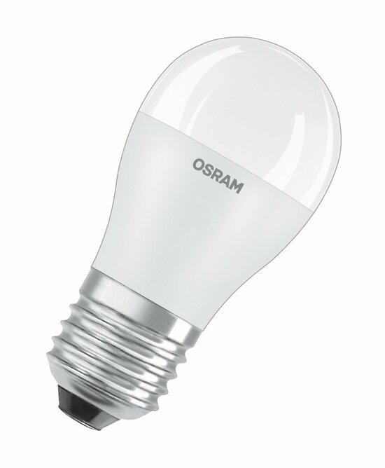 Фото №2 Лампа светодиодная LED 5Вт E27 2700K CLP40,мат.шарOsram (4058075101432)