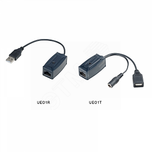 Фото №2 Удлинитель USB интерфейса по кабелю витой пары (CAT5 и выше). (UE01)