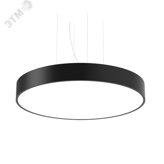 Фото №2 Светильник светодиодный ДСО-90Вт IP40 7200Лм 3000К COSMO черный диаметр 0,9м (V1-R0-90503-30000-2009030)