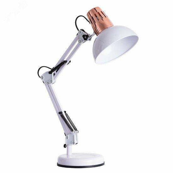 Фото №2 Настольная лампа Arte Lamp LUXO A2016LT-1WH (A2016LT-1WH)