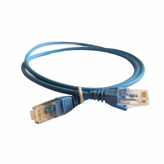 Фото №2 Патч-корд HD RJ 45 категория 6 U/UTP LSZH неэкранированный 1 м голубой (051546)